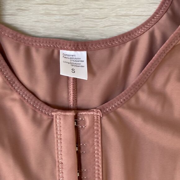 JOSHINE Butt Lifter Girdle w/ snaps & hooks Rosy Brown M NWT in pkg - Picture 6 of 8